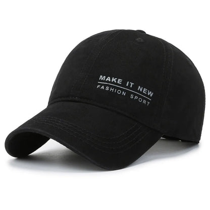 Letter Embroidery Visor Baseball Cap Adjustable Pure Cotton Peaked Cap Casquette For Man Women Unisex