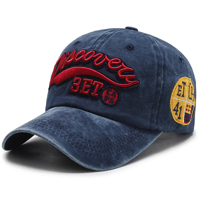 Hip Hop Washed Cotton Denim Baseball Cap