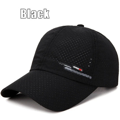 Summer Breathable Perforated Quick-Drying Hat For Men