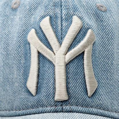 High Quality MY Embroidered Washed Denim Baseball Cap