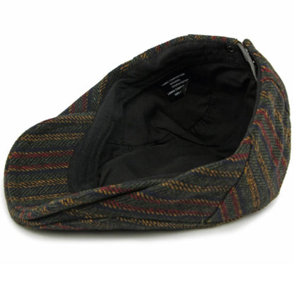 Men Berets Women Retro Striped Artist Painter Wool Beret Hat
