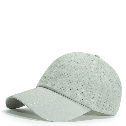 Men's Hat Perforated Mesh Baseball Cap for Women Cycling Sports