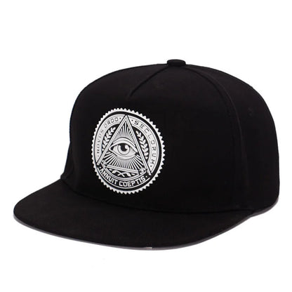5 Panels Snapback God Eyes Plastic Patch Men Hip Hop For Men Women
