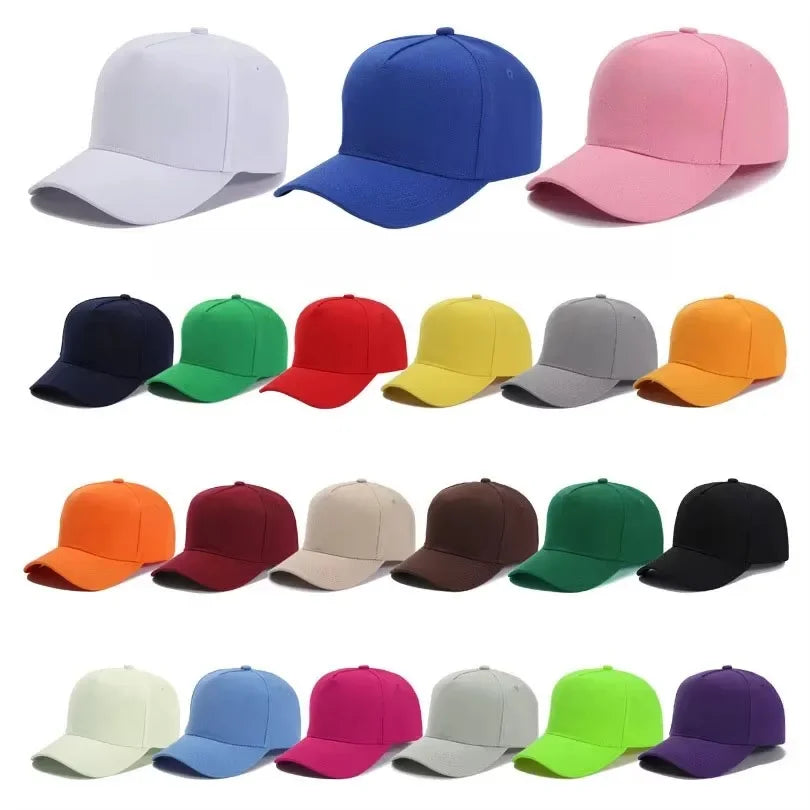 5 Panel Blank Baseball Caps For Men Women