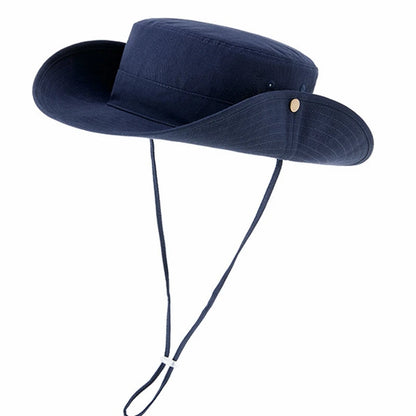 100% Cotton Fisherman Hat Dad Summer Outdoors Sun Cap Man