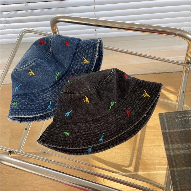 Summer Autumn Denim Bucket Hat For Women