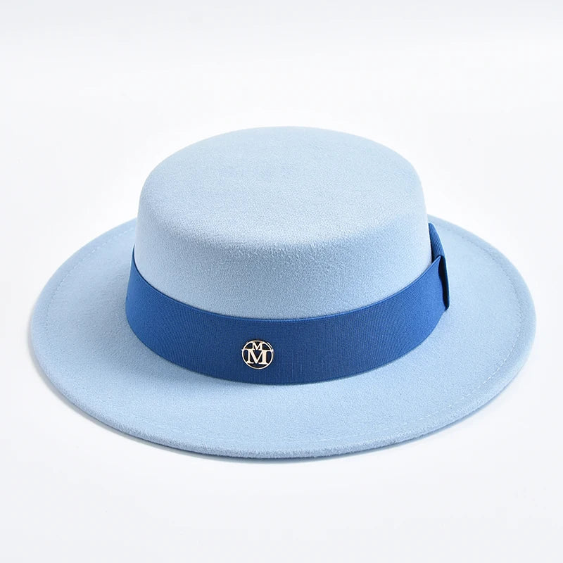 British Style Fedora Hats For Women Fashion Autumn Winter