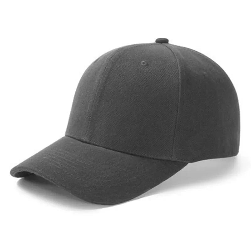 Unisex Cap Casual Plain Baseball Cap Adjustable Snapback Hats