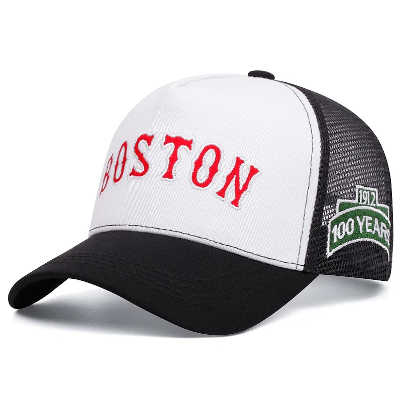 Boston Women Men Outdoors Baseball Cap