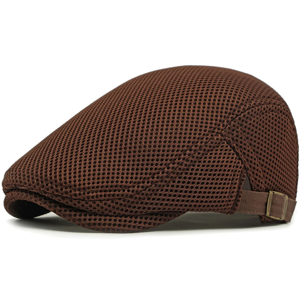 Beret Cap Spring Summer Mesh Cap Breathable Sun Hat