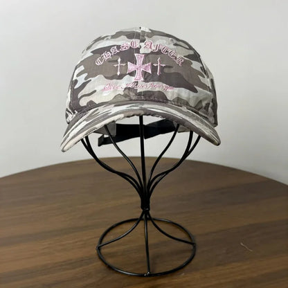 2026 New Summer Fashion Camouflage Plaid Baseball Cap