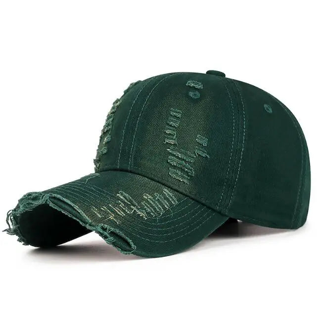 Washable Cotton Vintage Baseball Caps For Men