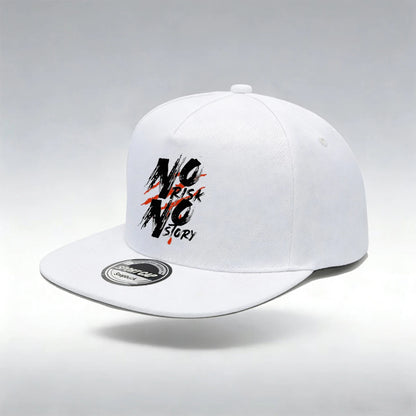 Risk Letter Print Snapback Cap Classic Solid Color Unisex Baseball Cap Lightweight Adjustable Dad Hat