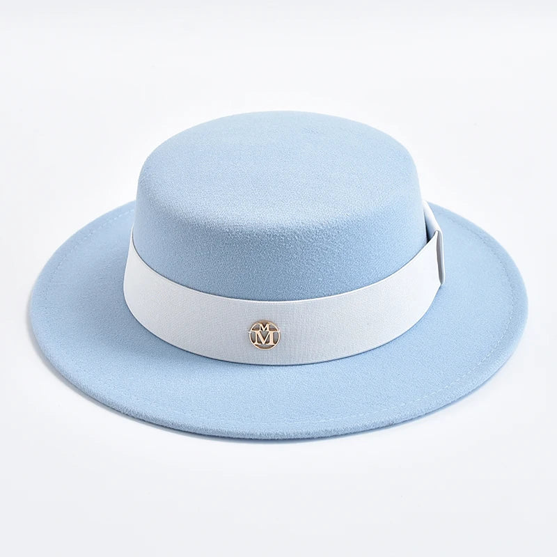British Style Fedora Hats For Women Fashion Autumn Winter