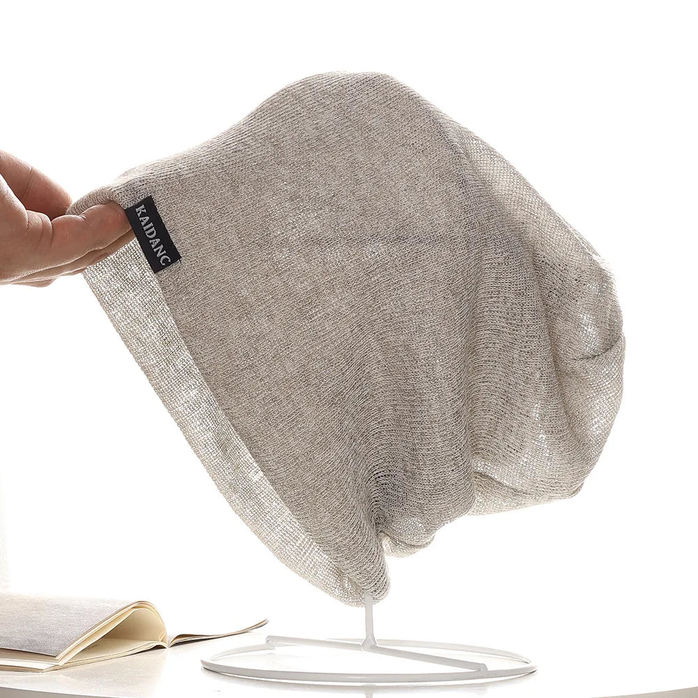 Summer Thin Breathable Pullover Hat For Women