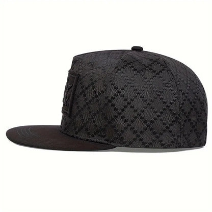 Unisex CA Letter Embroidery Hip Hop Hats Spring and Autumn Outdoor Adjustable Casual Sunscreen Hat
