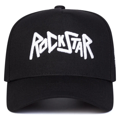 Unisex Rockstar LetterEmbroidery Baseball Caps Spring Autumn