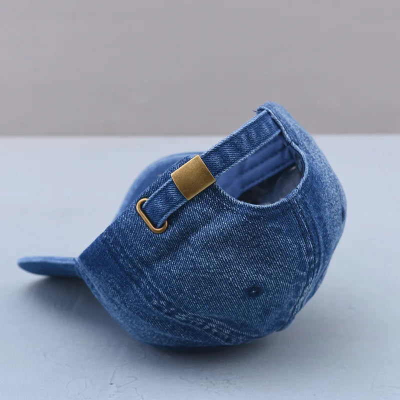 Fashion NYC Embroidery Denim Snapback Baseball Caps