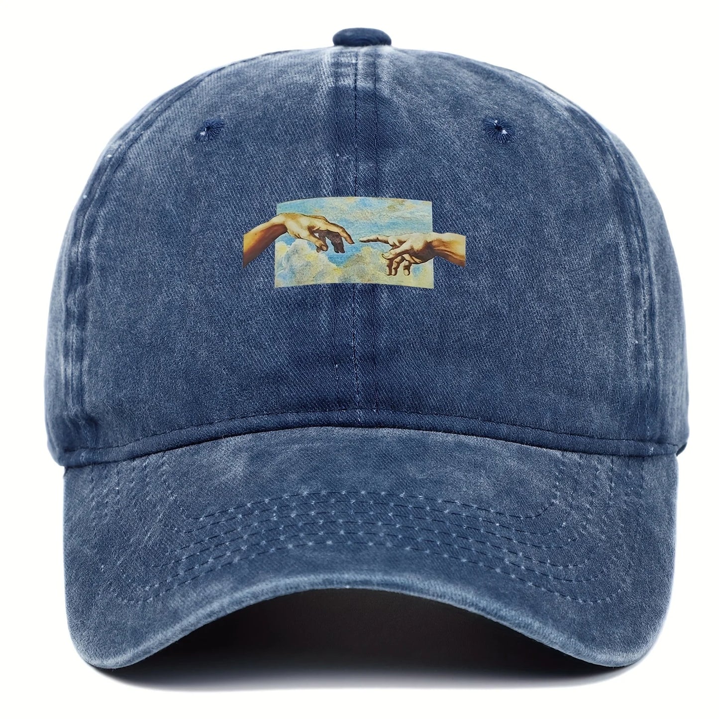 Vintage Printed Baseball Cap, Vintage and Versatile for Both Men and Women