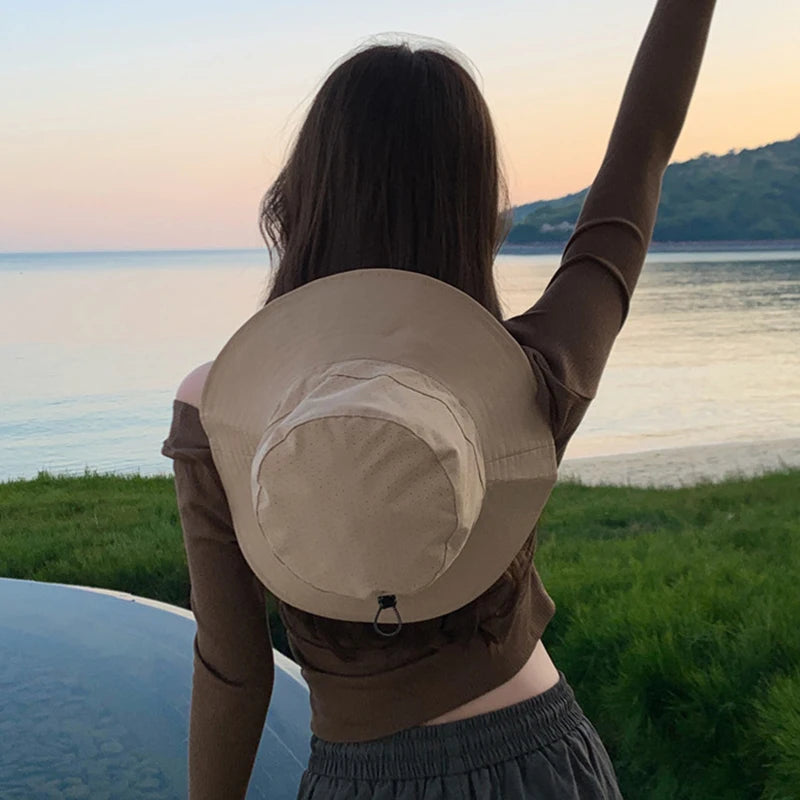 Outdoor Wide Brim Sun Protection Caps