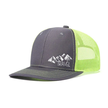 Unisex Summer Printed Hill Baseball Cap for Men Women