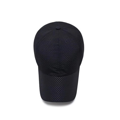 Quick Dry Breathable Mesh Baseball Cap Sun Protection Plain Hat Perforated For Women Men Outdoor Sports