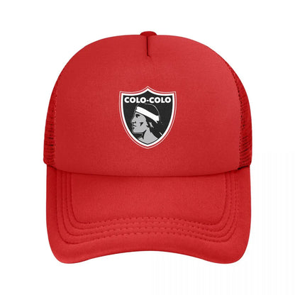 Unisex Colo-Colo Modern Design Curved Mesh Baseball Cap
