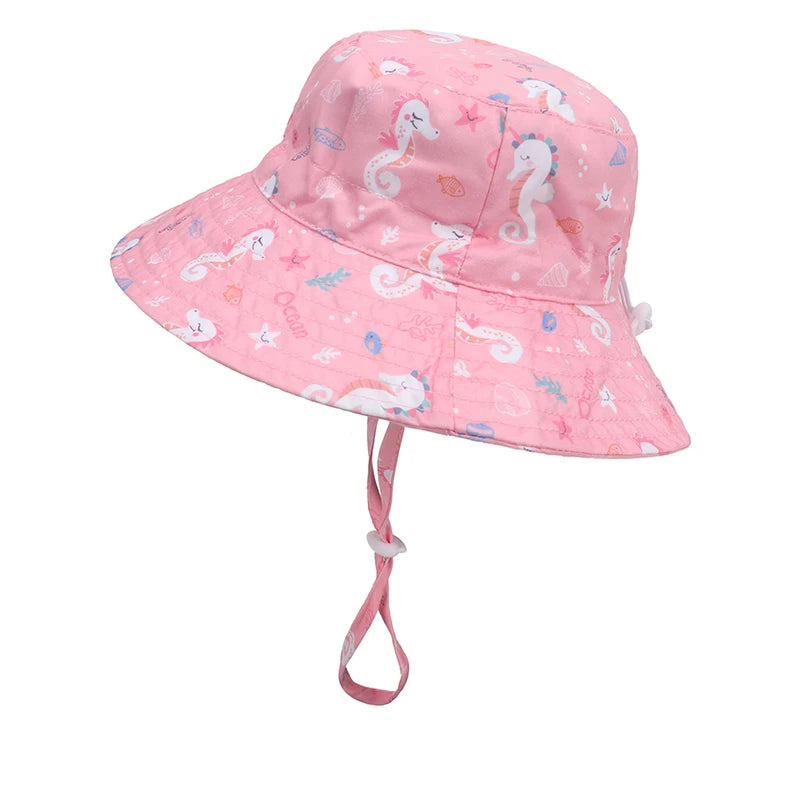 Custom Logo Uv Protection Children Bucket Hat