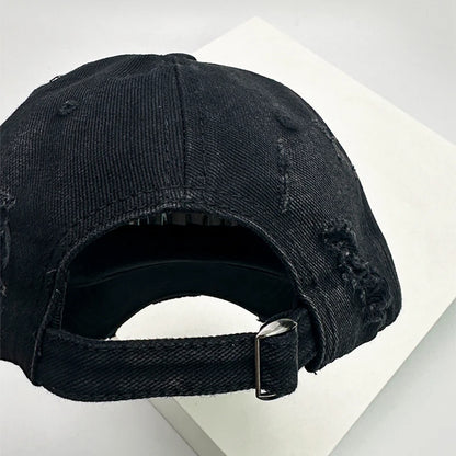 New Men Women Gradient American Vintage Broken Baseball Hats