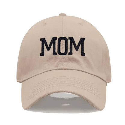 DAD MOM Embroidery Pure Cotton Baseball Cap Fashion Sport Golf Caps Sun Hat