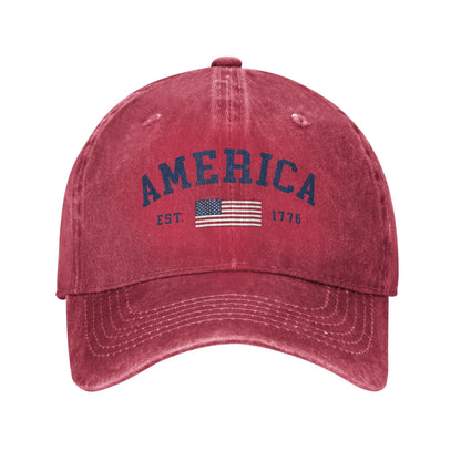 American Flag USA United States Of America US 4th Of July Casual Baseball Cap