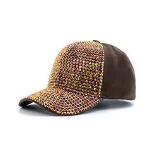 New Fashion Women Diamond Inlay Cap Spring Summer