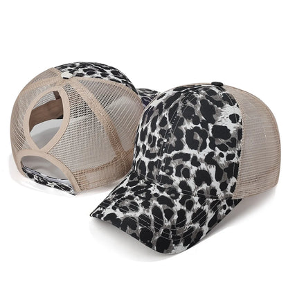 Fashion Leopard Print Baseball Cap Women's