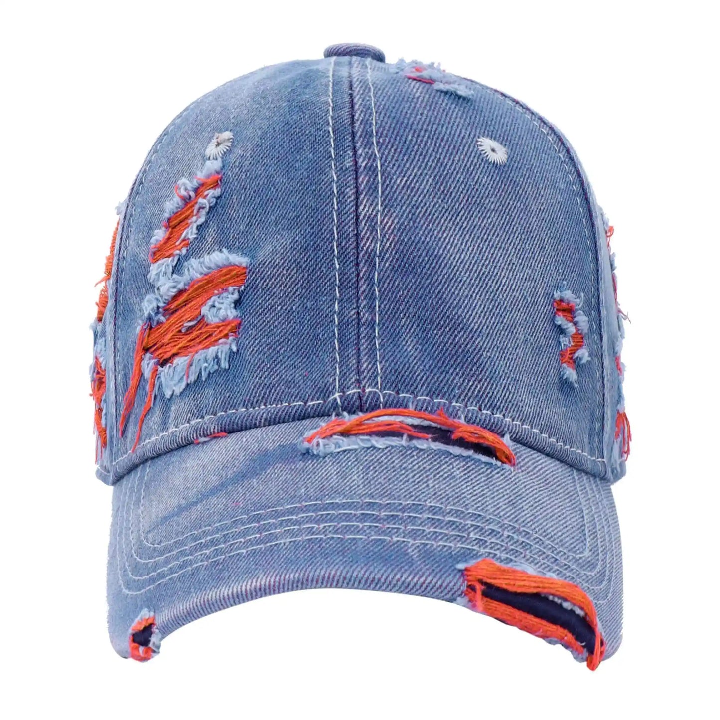 Retro Color Denim Baseball Cap
