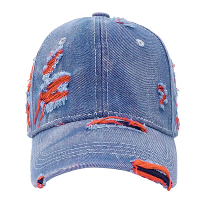 Retro Color Denim Baseball Cap