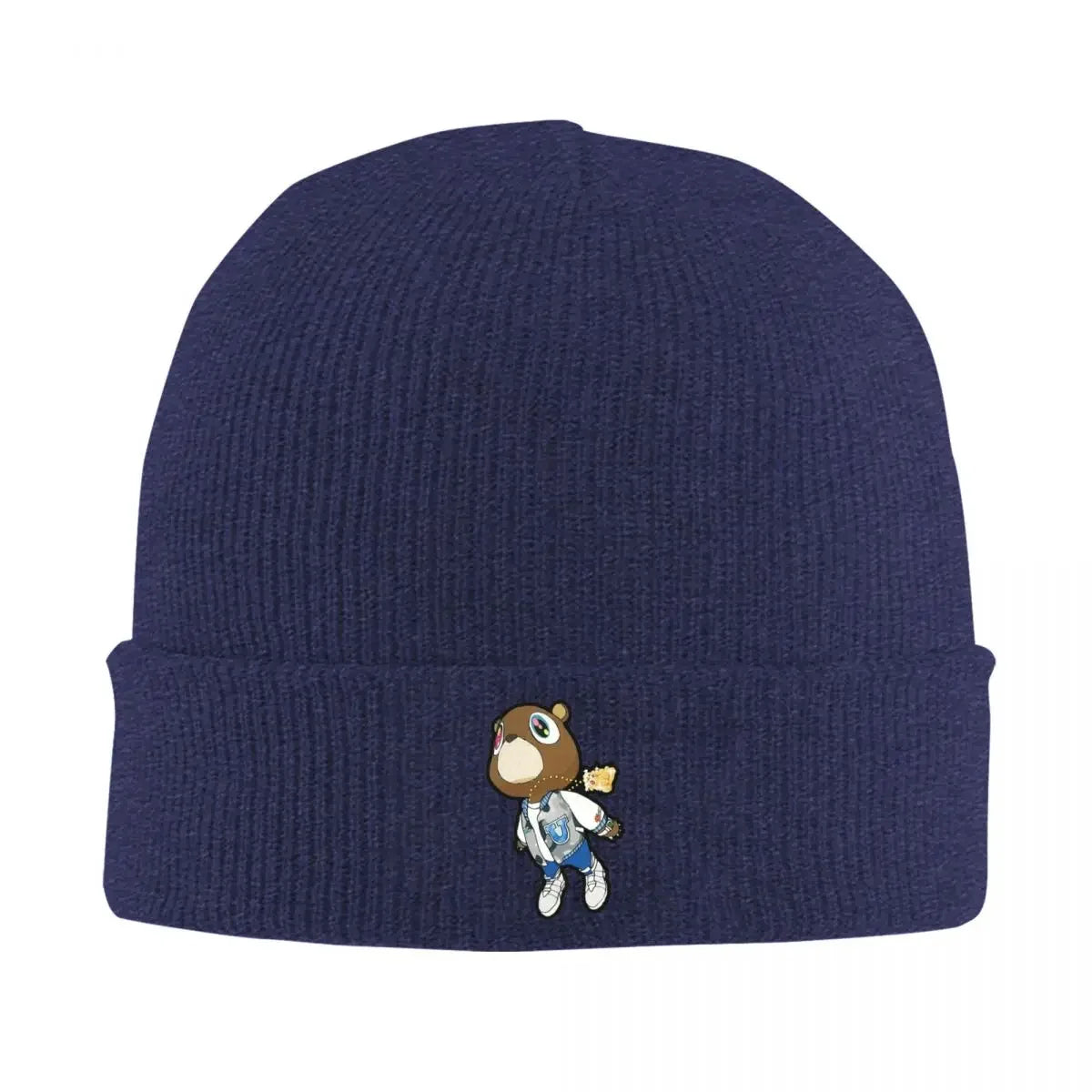 New Kanye West Dropout Bear Chicago Vintage Graduation Warm Knitted Cap