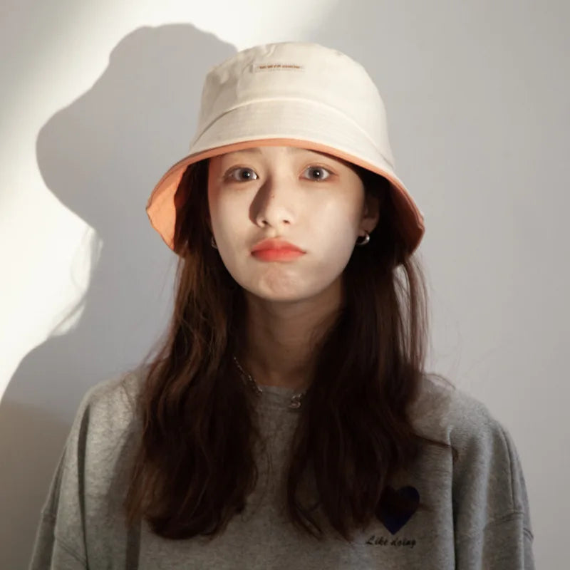 Fisherman's Hat Japanese-Style Versatile Bucket Hat Outdoor Casual Korean-Style