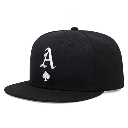 Simple and Fashionable Snapback Hat A Peach Heart Embroidered Hip Hop Hat