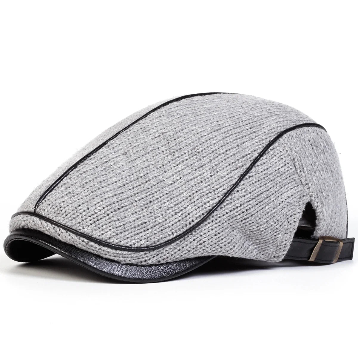 Men Autumn And Winter Warm Knitting Newsboy Caps