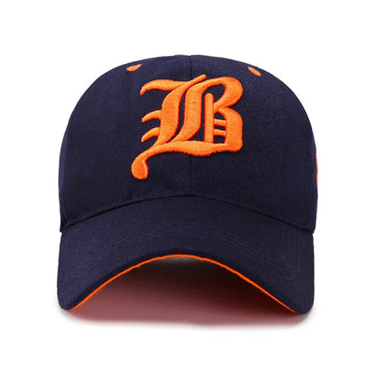 Men Women's Baseball Cap Summer Cotton Hat Embroidery Snapback Hip-Hop Cap