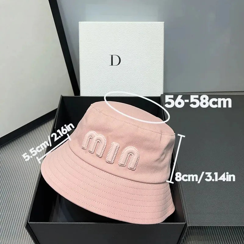 2025 Designer Luxury Fisherman Hat Versatile Women Basin Hat