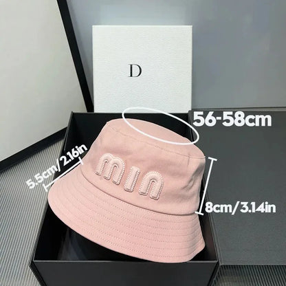 2025 Designer Luxury Fisherman Hat Versatile Women Basin Hat