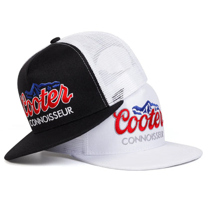 Unisex COOTER Letter Embroidery Hip Hop Net Hats Spring Summer Outdoor Adjustable Casual Sunscreen Hat