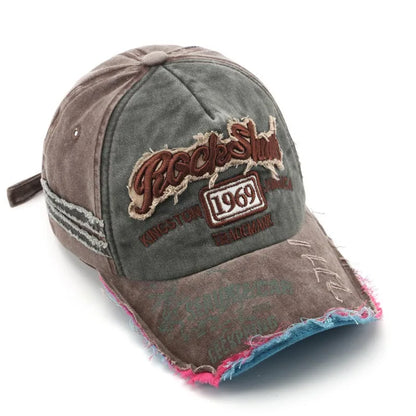 Retro Letter Embroidery Baseball Caps