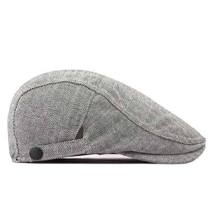 Men's Flat Hat Summer Tweed Peaky Blinders Beret Hat