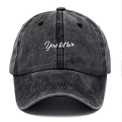 Washed Cotton Baseball Cap Men Women Personalized Fashion Sun Hats