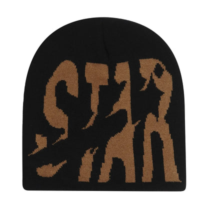 Y2k Letter Butter Knit Hats Skullies Beanies Autumn Winter Warm Hat