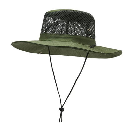 Men's Summer Mesh Breathable Sunscreen Hat Outdoor