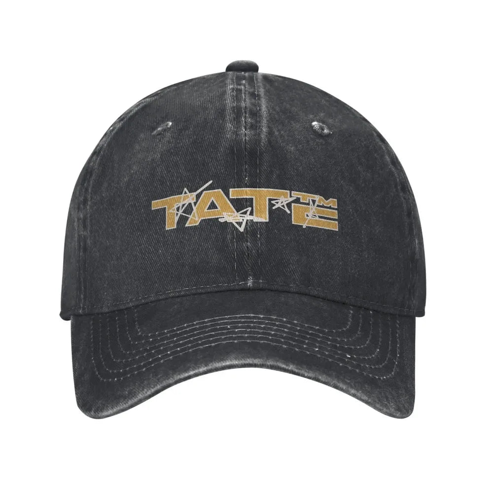 Retro T8 So Close To What Tate Mcrae Baseball Cap Men Women Distressed Denim Sun Cap