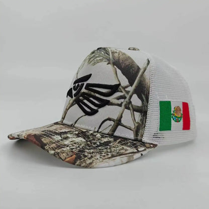Unisex Mexican Eagle Label Baseball Net Caps Hats Spring and Summer